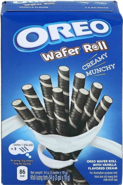 Oreo Wafer Roll Vanilla 54 g