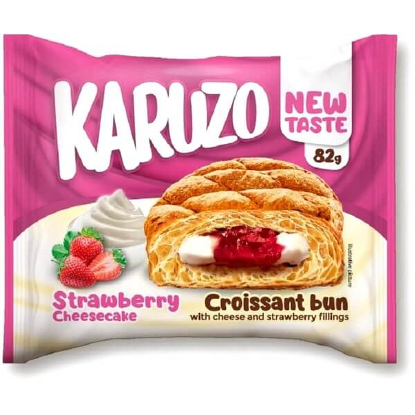 KARUZO Croissant - Strawberry Cheesecake 82 g
