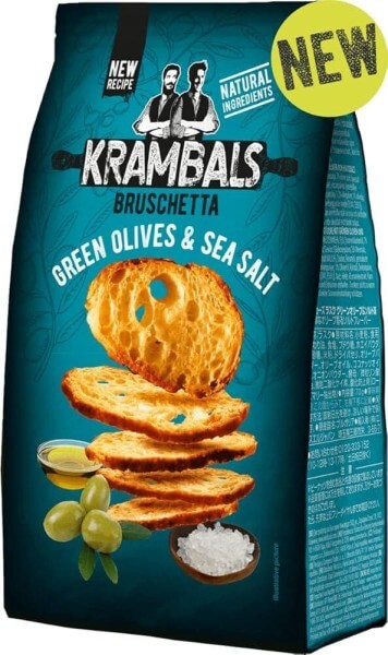 KRAMBALS Bruschetta - Green Olives and Sea Salt 70 g