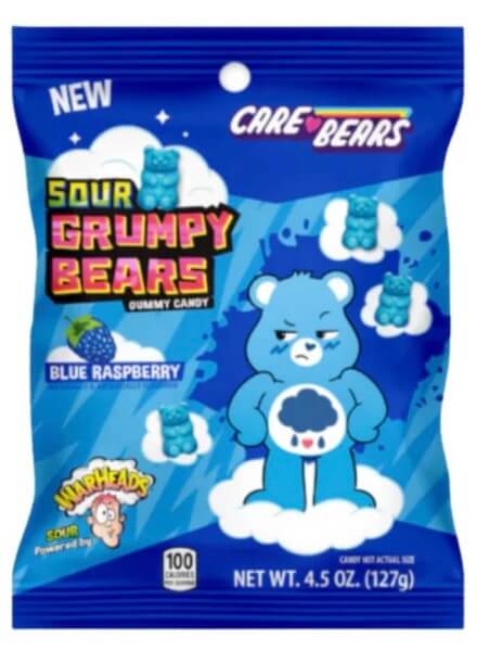 Warheads Sour Grumpy Bears Gummy Candy 99 g