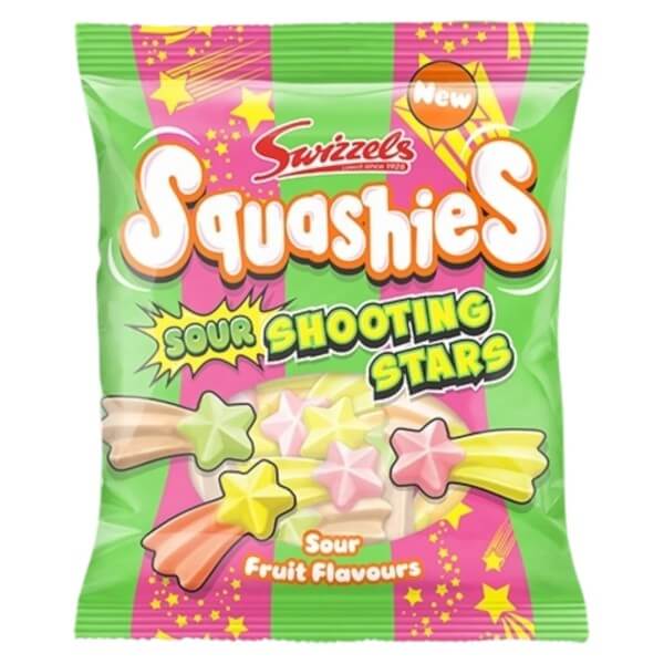 Swizzels Squashies Shooting Stars Sour 100 g