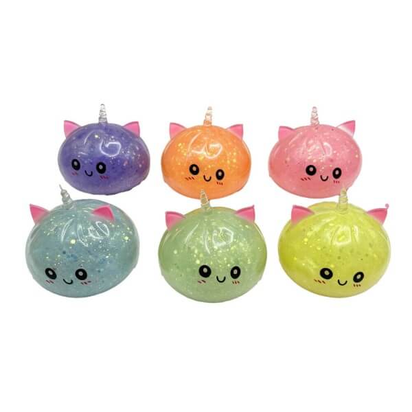 Mystery Dumpling Squishy Bun Glitzerkugeln Unicorn