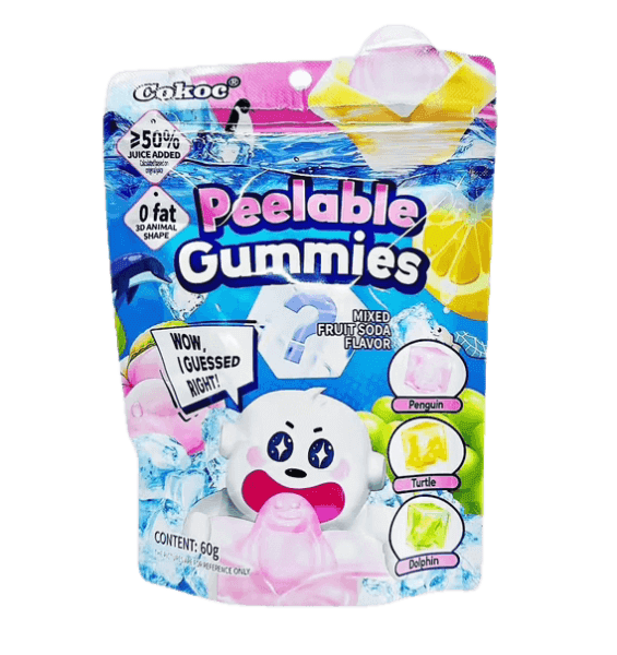 Cokoc Peelable Gummies Mixed Fruits Soda
