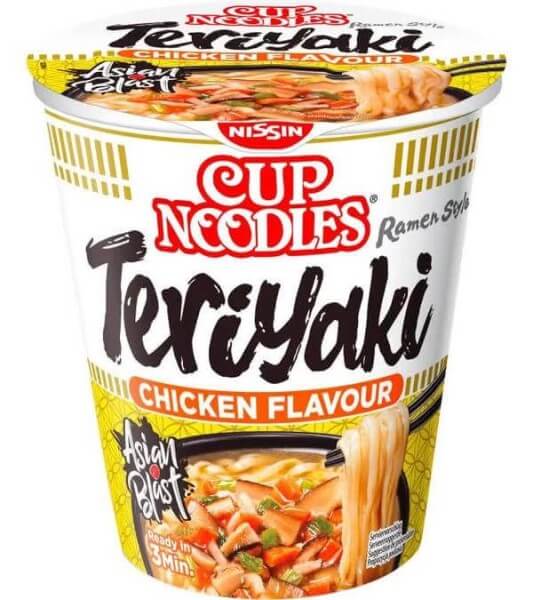 Nissin Cup Noodles Teriyaki - Chicken Flavour 63 g