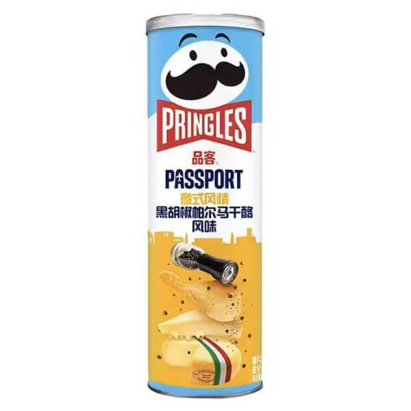 Pringles Italian Style Black Pepper & Parmesan Asia 110 g