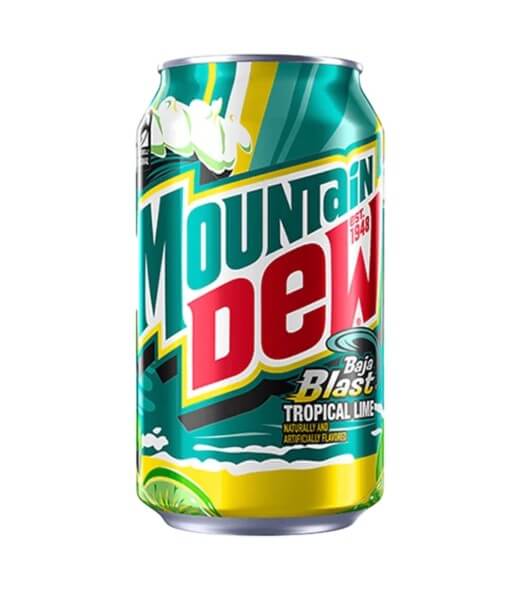 Mountain Dew Baja Blast Tropical Lime 355 ml Dose