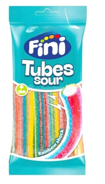 Fini Tubes Sour Rainbow Shock Beutel 90 g