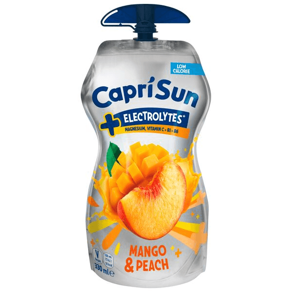 Capri Sun + Electrolytes Mango-Peach