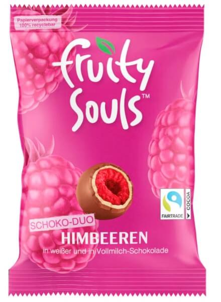 Schokofrüchte - Himbeeren Duo Schokolade 80 g VE12