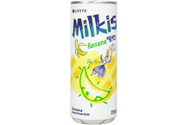 Milkis Refreshing Banana & Milk Flavor 250ml Dose