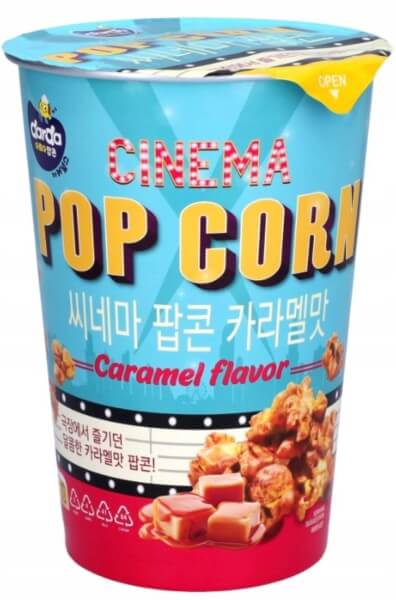 Cinema Popcorn Caramel Becher 65 g