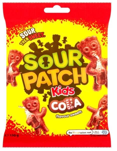 Sour Patch Kids Cola Bubble Gum 128 g