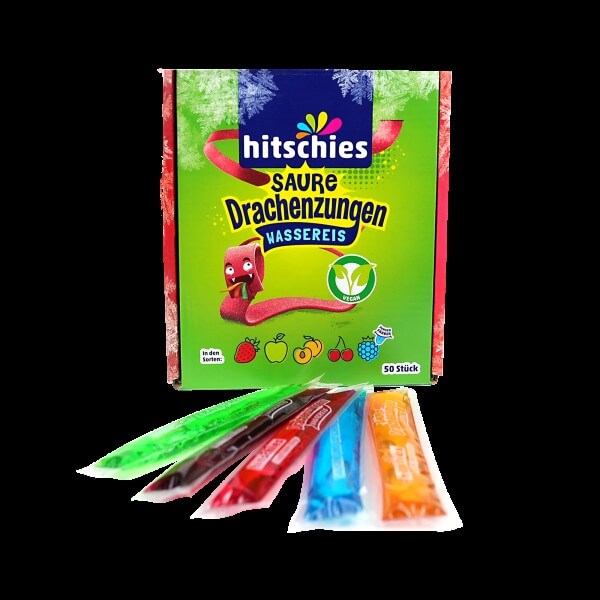 Hitschies Saure Drachenzungen Wassereis 1x40 ml (Stäbe)