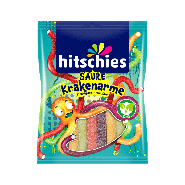 Hitschies saure Krakenarme vegan 125 g