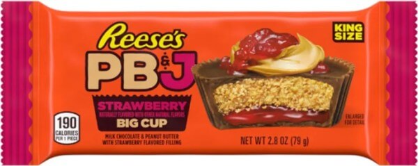 Reeses Strawberry Jelly Big Cup PB&J 79 g