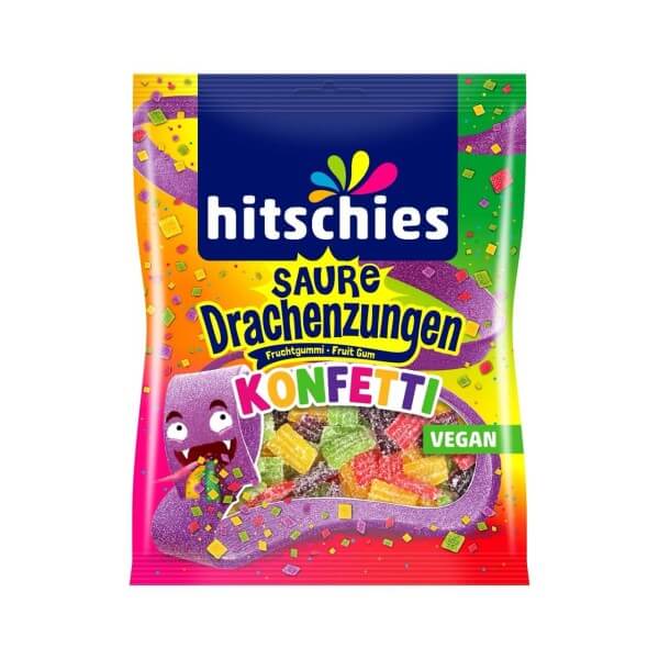 Hitschies Saure Drachenzungen - Konfetti 125 g VE12