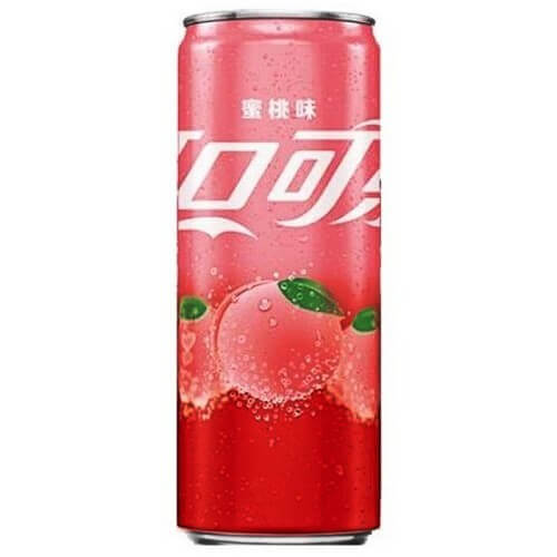 Coca Cola White Peach (China) 330 ml Dose