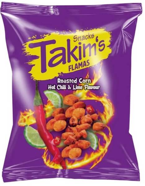 Takim ́s Roasted Corn Hot Chili & Lime 100 g