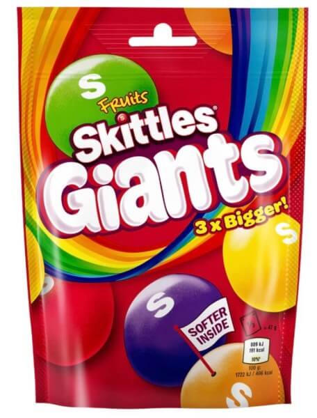 Skittles Giants - 3x Bigger 132g