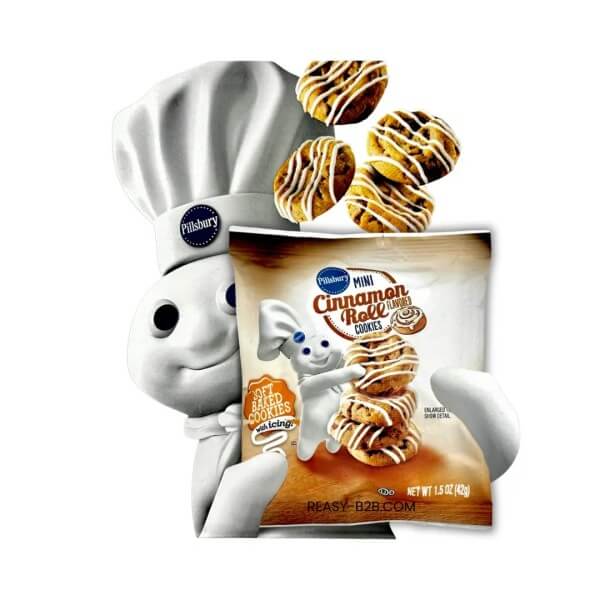 Pillsbury Mini Cinnamon Roll Cookies 42 g