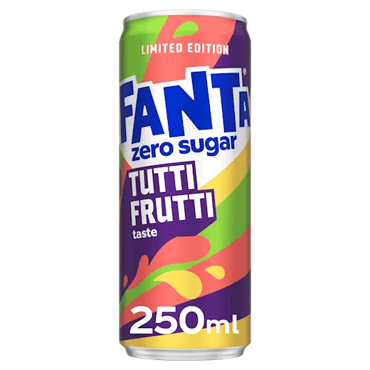 Fanta Tutti Frutti Zero 250 ml Dose