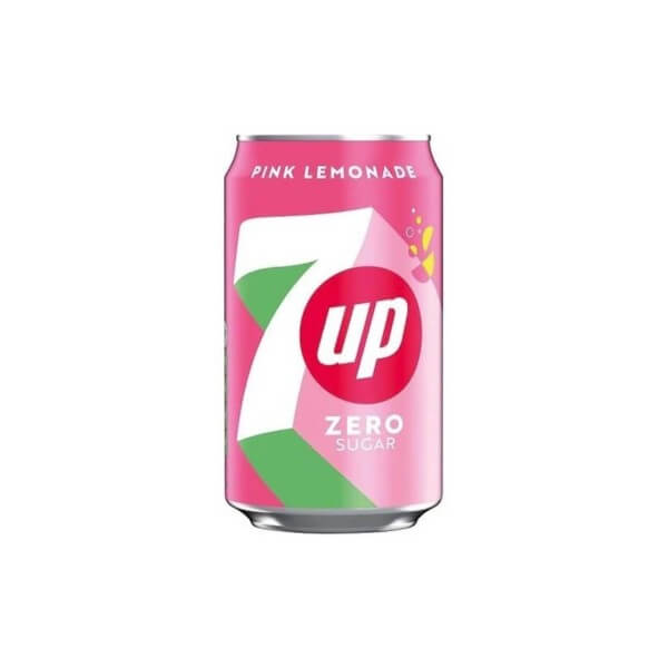 7Up Pink Lemonade Zero Sugar 330 ml Dose