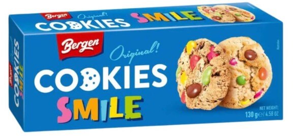 Bergen Cookies Smile 130 g