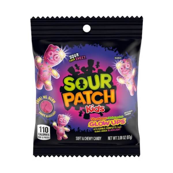 Sour Patch Kids Glowups soft Candy Beutel 87g