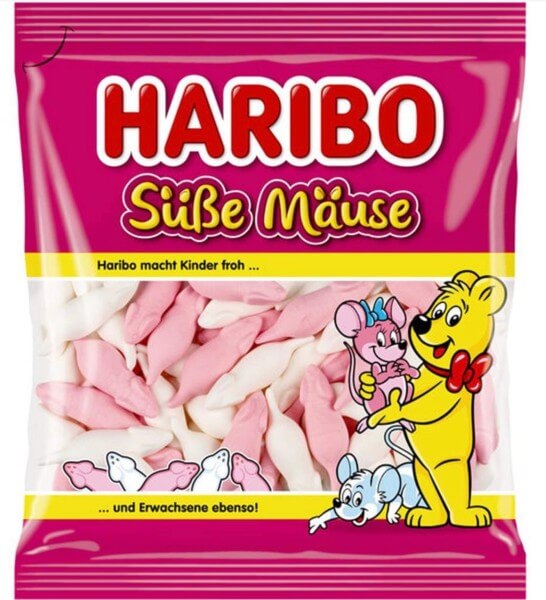 Haribo Süsse Mäuse Beutel 175g