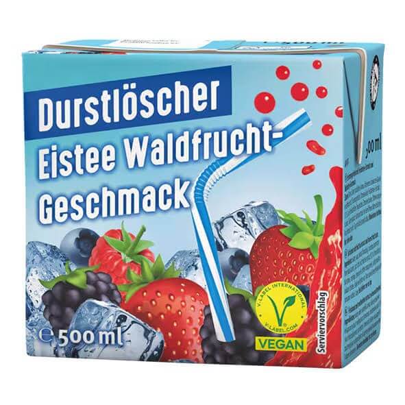 Durstlöscher Eistee Waldfrucht 500 ml VE12