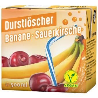 Durstlöscher Banane-Kirsch 500 ml