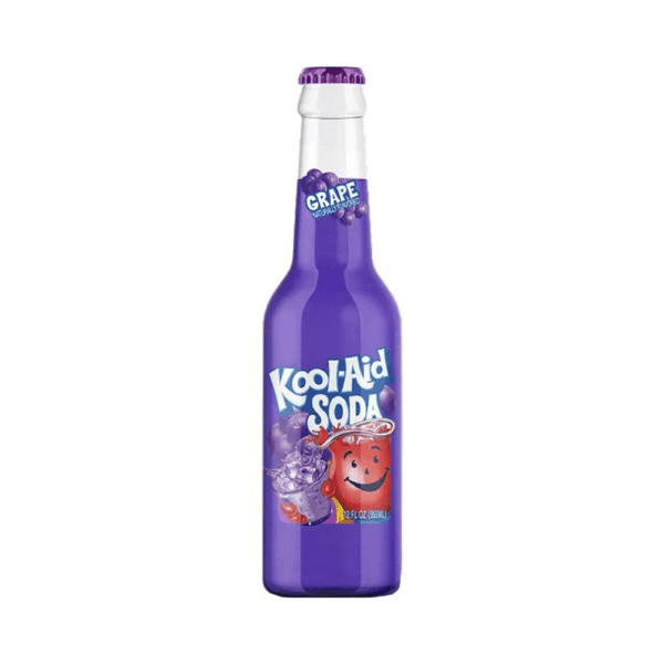 Kool Aid Soda Grape 355 ml Glas-Flasche