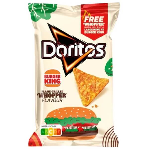 Doritos Flame-Grilled Whopper Flavour Burger King 100 g