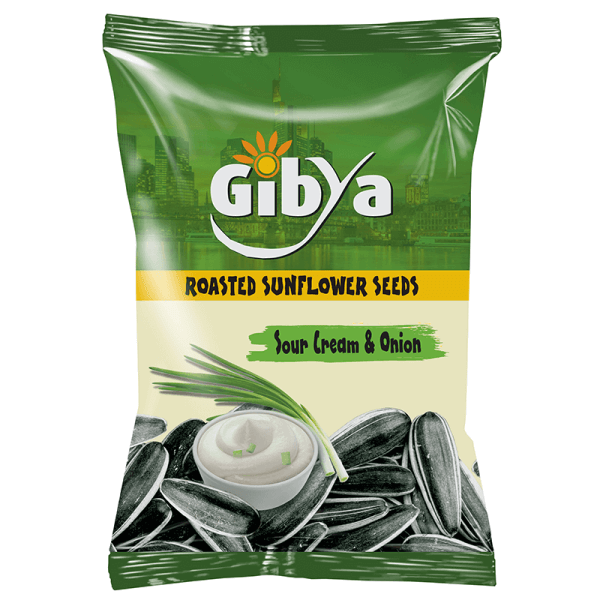 GibYa Sonnenblumenkörner - Sour Cream & Onion 100 g