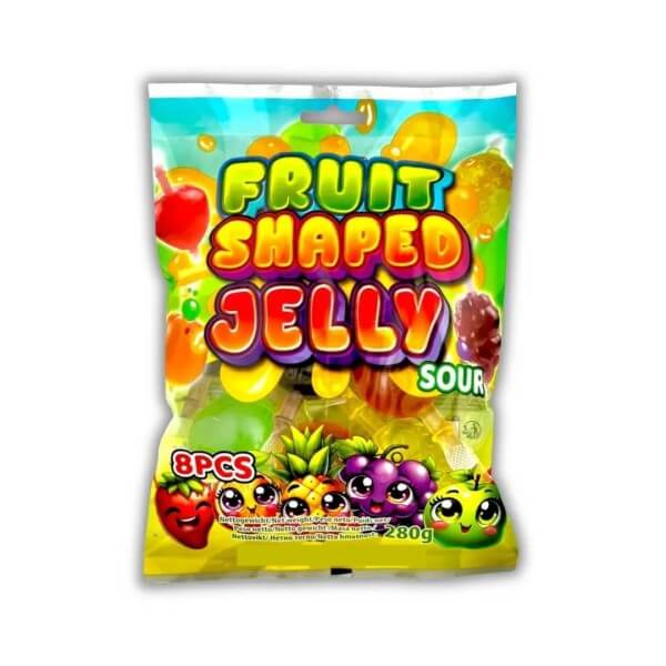 Fruit Shaped Jelly - Sour Bag 280 g