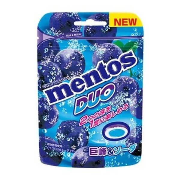 Mentos Duo Kyoho Grape & Soda 45g