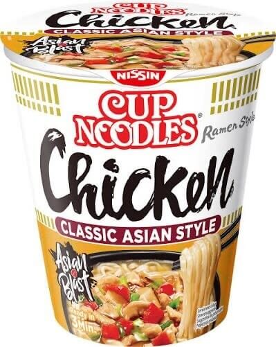 Nissin Cup Noodles Chicken - Classic Asian Style 63 g