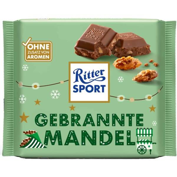 Ritter Sport gebrannte Mandel 100g