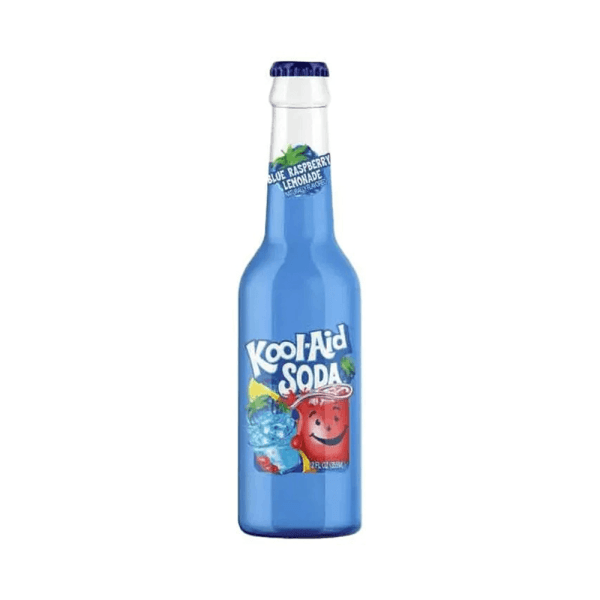 Kool Aid Soda Blue Raspberry 355 ml Glas-Flasche